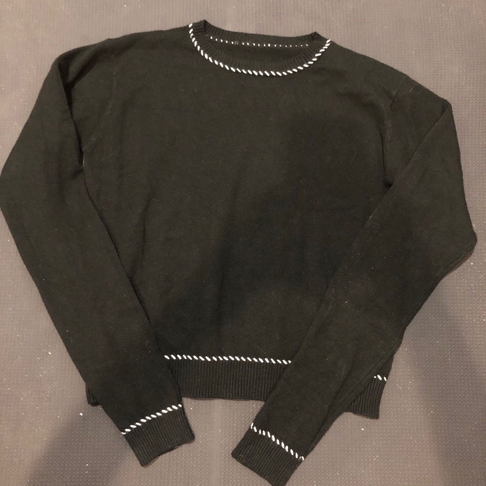 Black and White Sweater